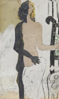 Georges Braque - Etude Pour \'Peintre Et Modèle\'