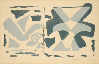Georges Braque - Fenetre II / Oiseaux gris.