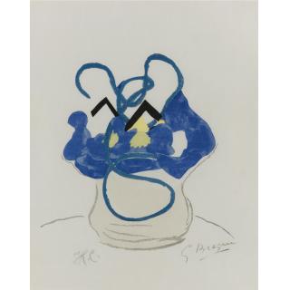 Georges Braque - Fleurs Bleues (V. 181)
