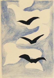 Georges Braque - Frank Elgar, Résurrection de l\'oiseau, Maeght, Paris (V. 137)