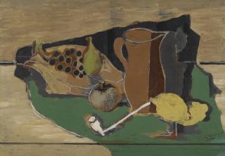 Georges Braque - Fruits, Cruche Et Pipe