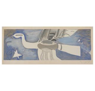 Georges Braque - Grand oiseau bleu