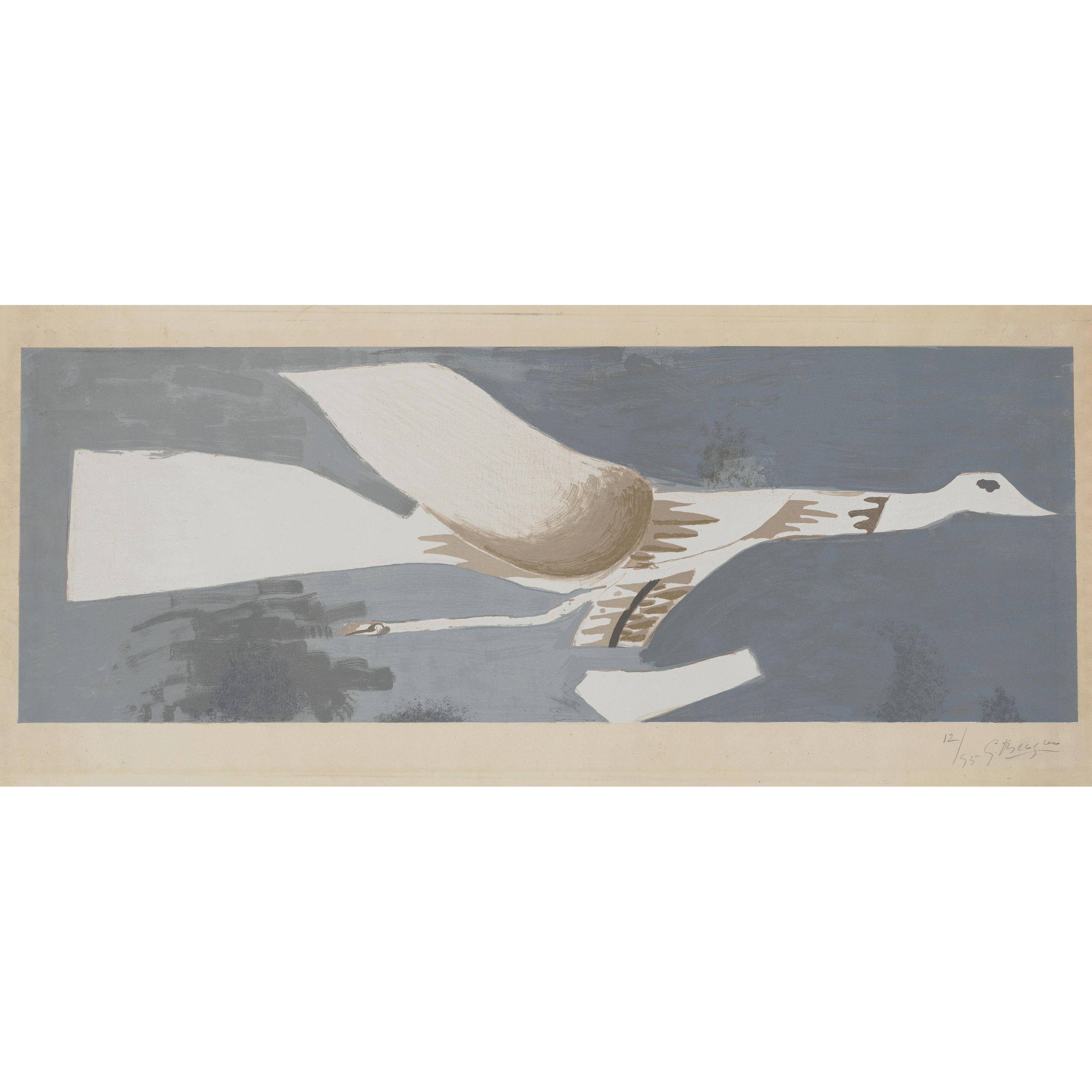 Georges Braque - Grand oiseau gris