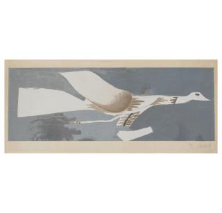 Georges Braque - Grand oiseau gris
