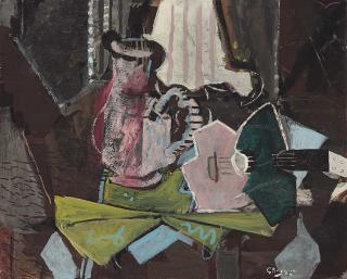 Georges Braque - La Lampe Sur La Table (Sous La Lampe)