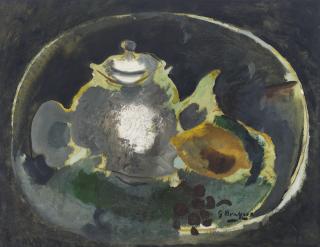 Georges Braque - La théière dans un encadrement ovale