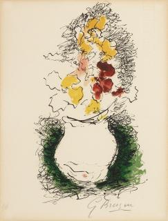 Georges Braque - Le Bouquet, from Braque Lithographe