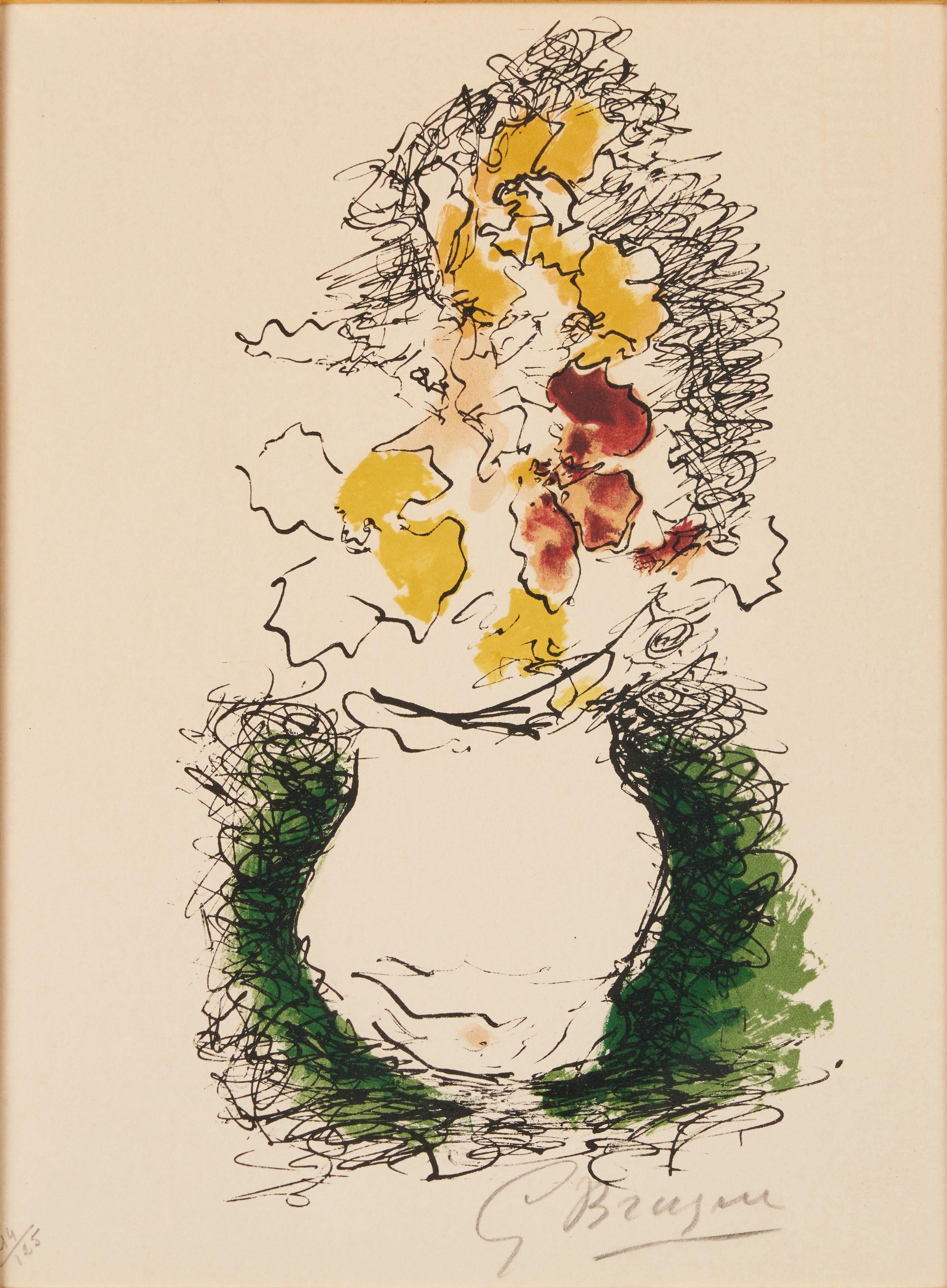 Georges Braque - Le Bouquet, from Braque Lithographe