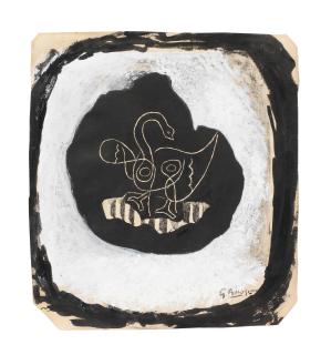 Georges Braque - Le Cygne (The Swan), from Cahier de Georges Braque 1916-1947