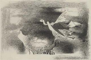 Georges Braque - Le Nid (Oiseau IX) (V. 102)