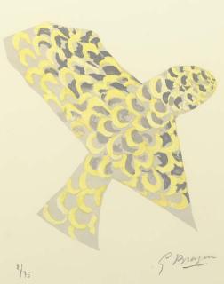 Georges Braque - Le Rapace, Plate 44 from Lettera Amorosa (see V. 187)