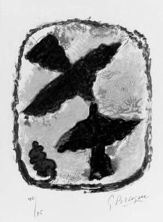 Georges Braque - Les Oiseaux fulgurants: One Plate from Lettera Amorosa (V. 187, p. 31)