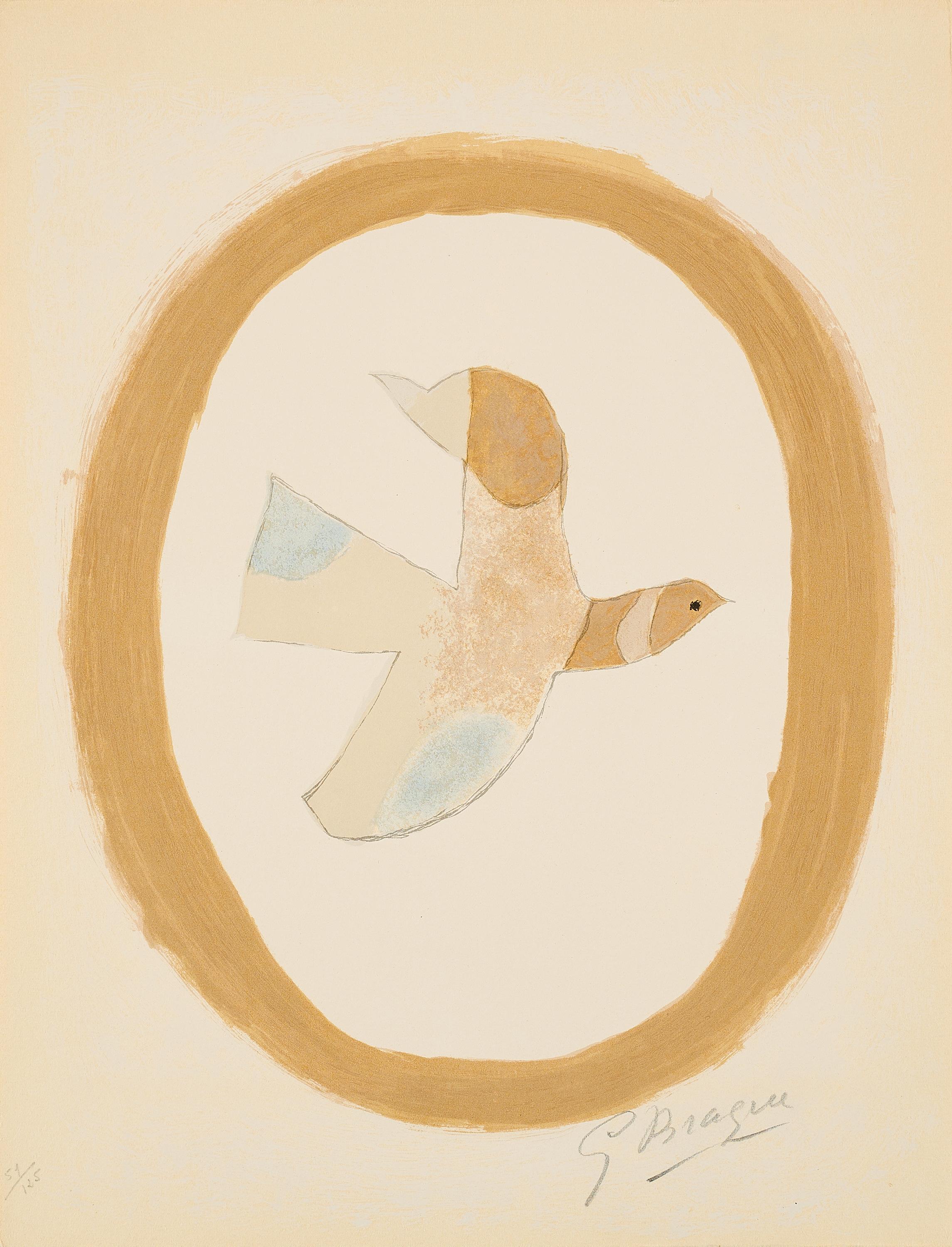 Georges Braque - L\'oiseau des sables (Aus: Braque lithographe).