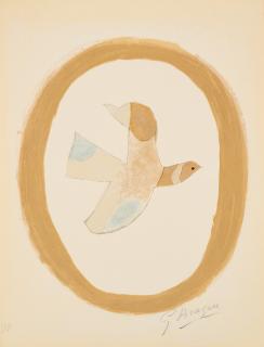 Georges Braque - L\'oiseau des sables (Aus: Braque lithographe).