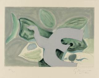 Georges Braque - L’ordre des oiseaux (In Reihe fliegende Vögel).