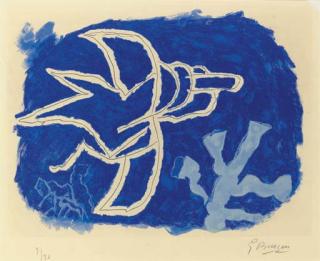 Georges Braque - L\'ordre des oiseaux: Plate 23 (V. 182, see p. 258)