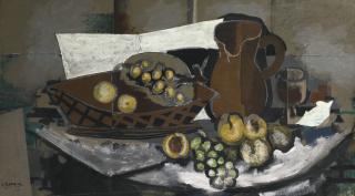 Georges Braque - Nature Morte À La Corbeille De Fruits