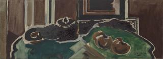 Georges Braque - Nature morte à la théière (fond vert)