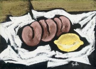 Georges Braque - Nature Morte Aux Pêches Et Au Citron