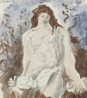 Georges Braque - Nu assis