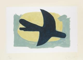 Georges Braque - Oiseau Bleu Et Jaune (V. 147)