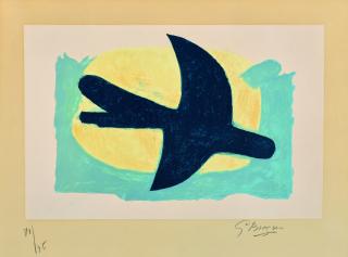 Georges Braque - Oiseau Bleu Et Jaune