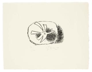 Georges Braque - Oiseau dans son nid, from Août (Vallier 135)