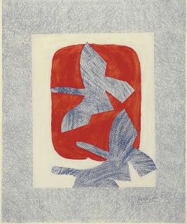 Georges Braque - Oiseaux en Vol (V. 167)
