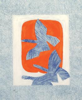 Georges Braque - Oiseaux en Vol (V. 167)