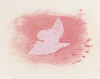 Georges Braque - One Plate, from L\'ordre des oiseaux (V. 182)