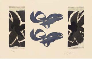 Georges Braque - One plate, from Si je mourais lá-bas (V. 181)