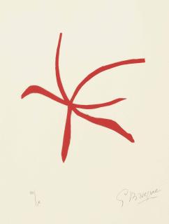 Georges Braque - One plate, from: Si je mourais là-bas