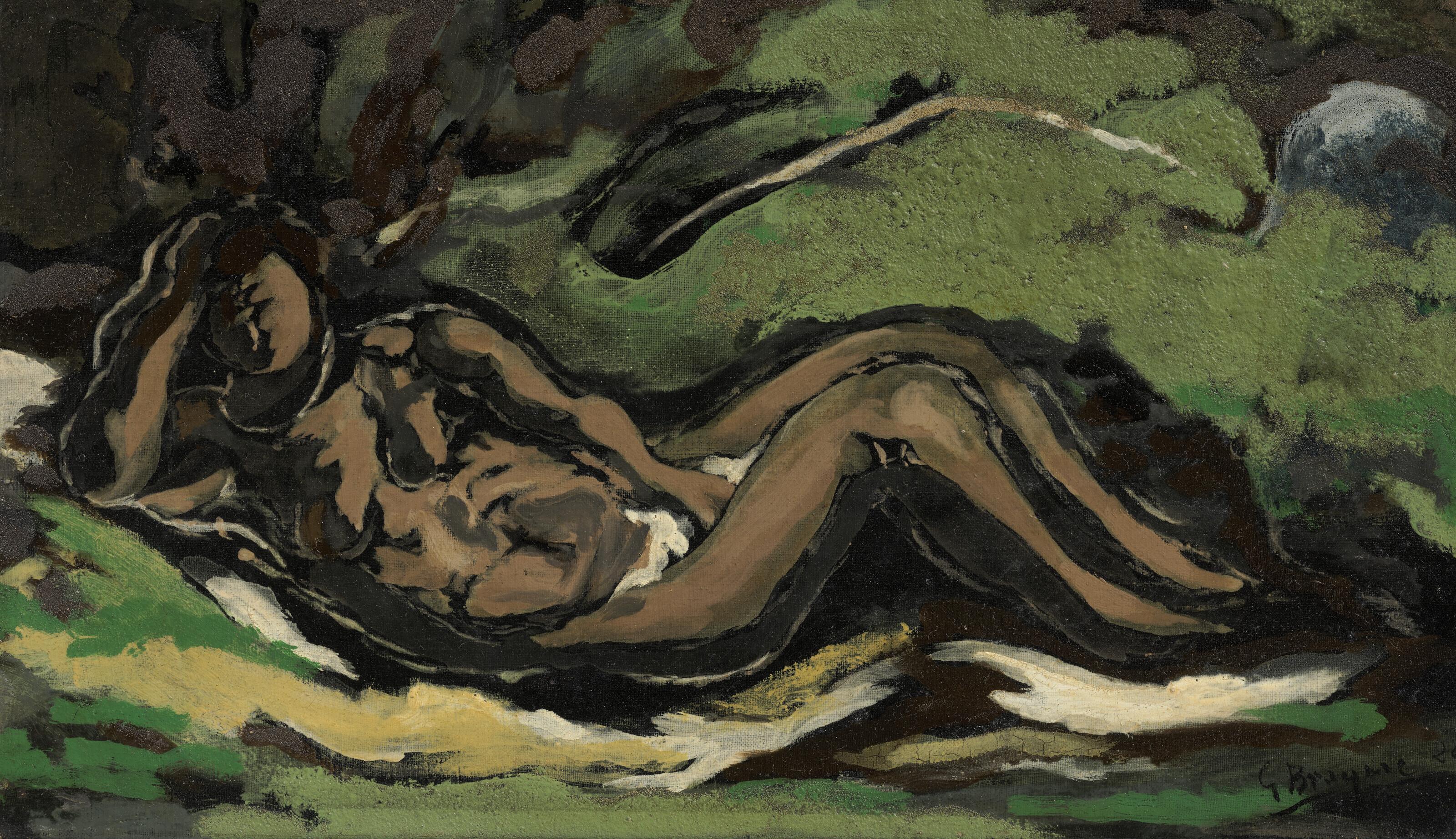 Georges Braque - Petit nu allongé