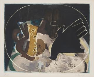 Georges Braque - Pichet et oiseau.