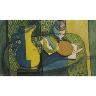 Georges Braque - Pichet, Poire Coupée, Verre