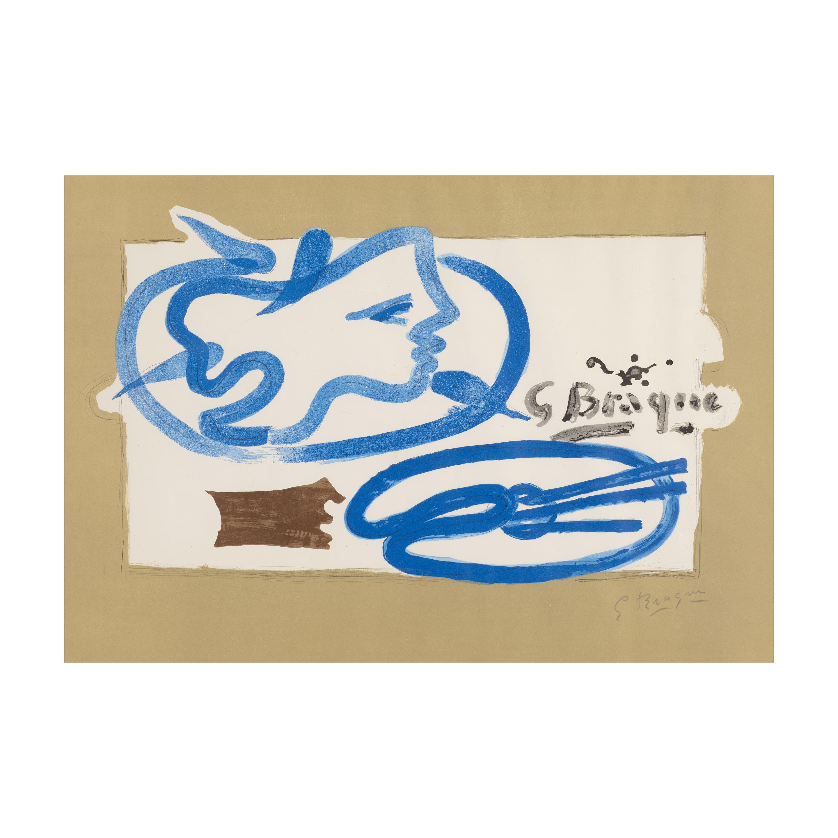 Georges Braque - Profil à la Palette