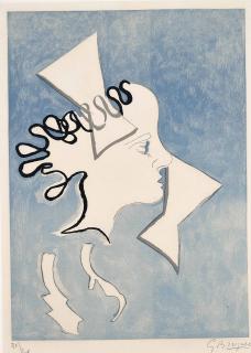 Georges Braque - Profil De Femme, From; Si Je Mourais Là-Bas