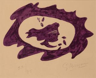 Georges Braque - Tête du Profile, from Grands Livres illustrés