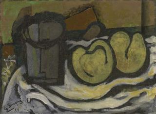Georges Braque - Verre Et Deux Fruits