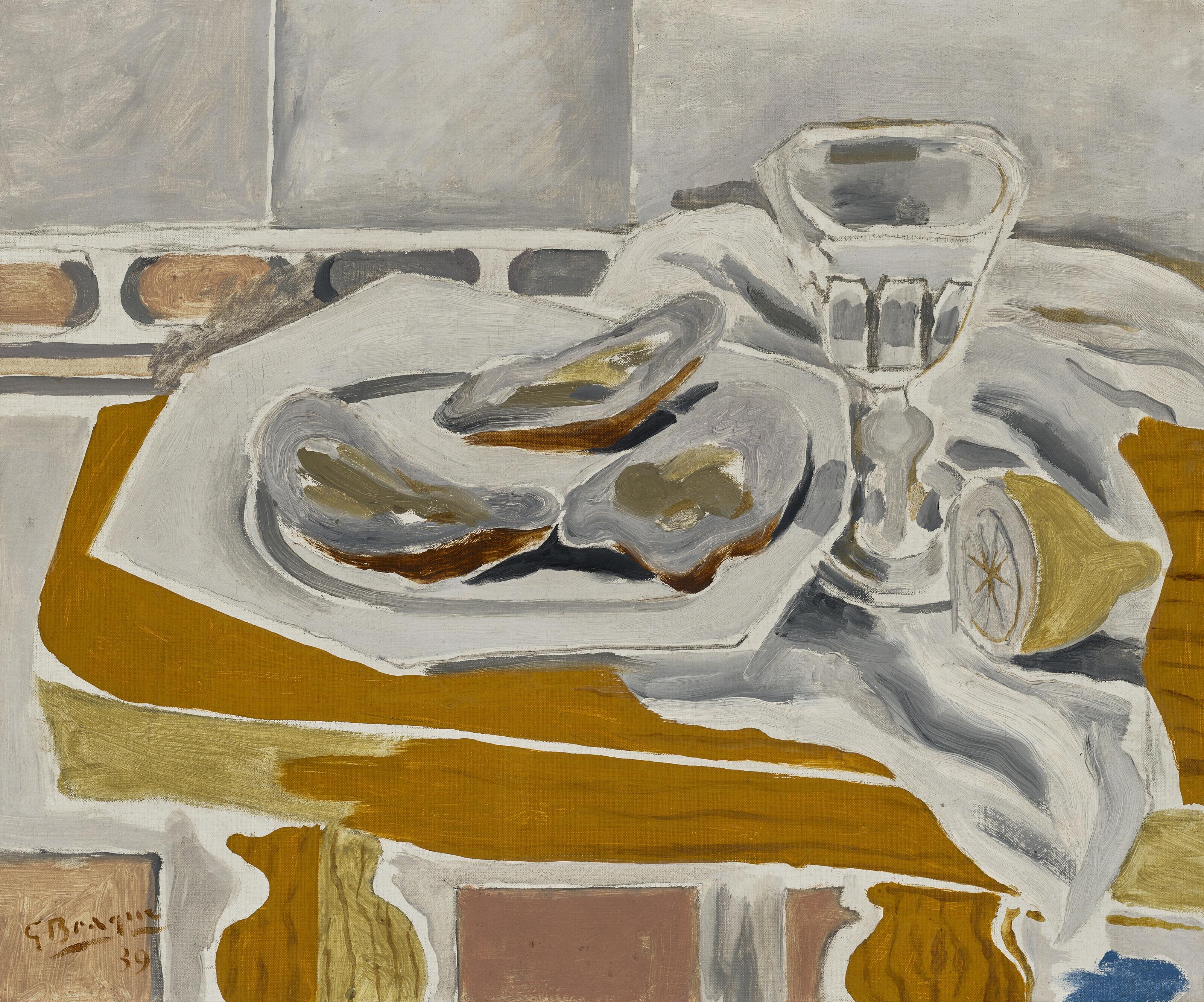 Georges Braque - Verre Et Huîtres