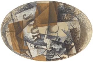 Georges Braque - Verre et pipe JOUR