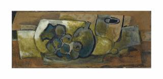Georges Braque - Verre et plat de fruits
