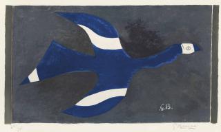 Georges Braque - Vol de nuit (Oiseau XII)