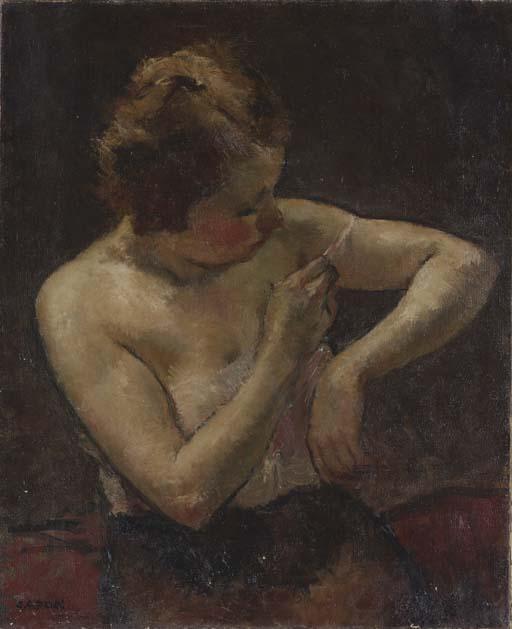 Georges Capon - Woman Undressing