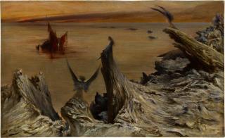 Georges Clairin - La chimère à l\'île de Sarah Bernhardt