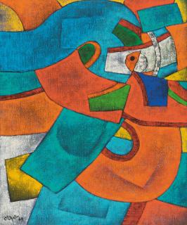 Georges Collignon - Abstrakte Komposition