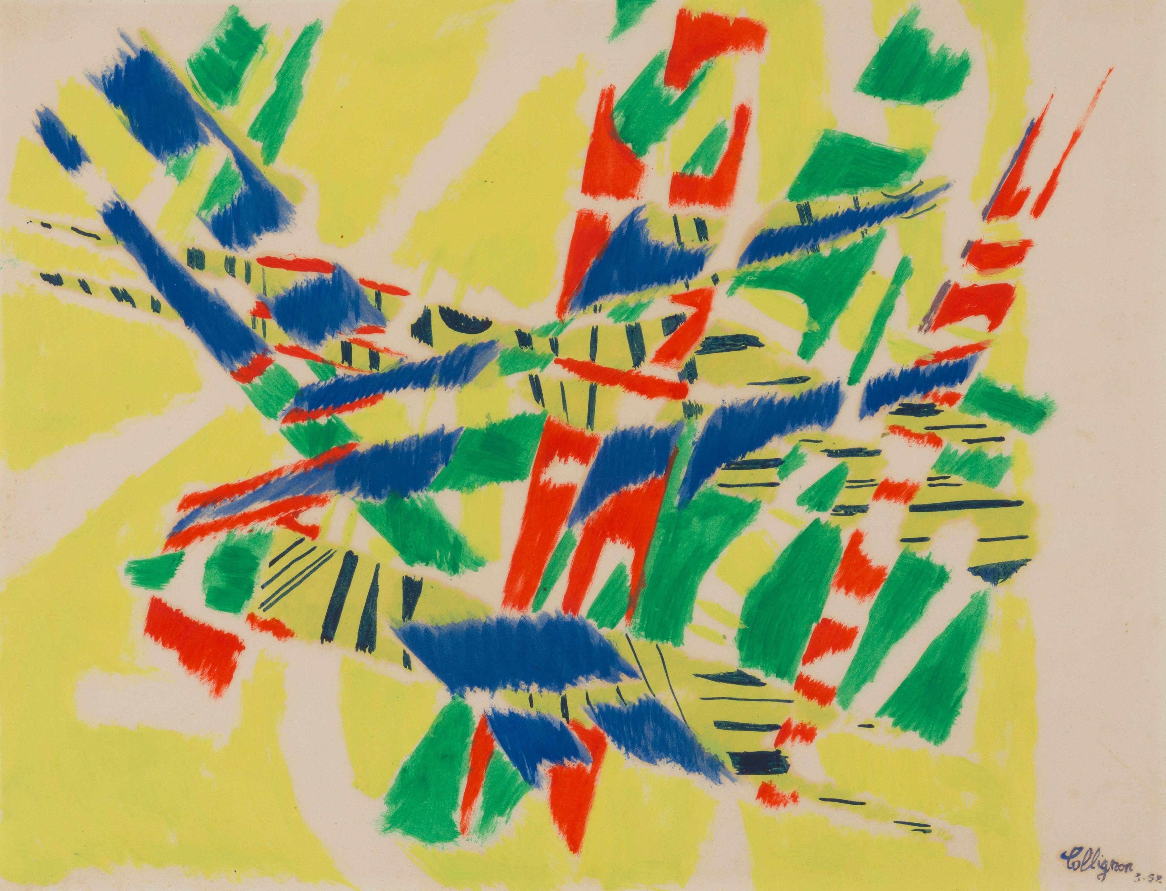 Georges Collignon - Composition abstraite