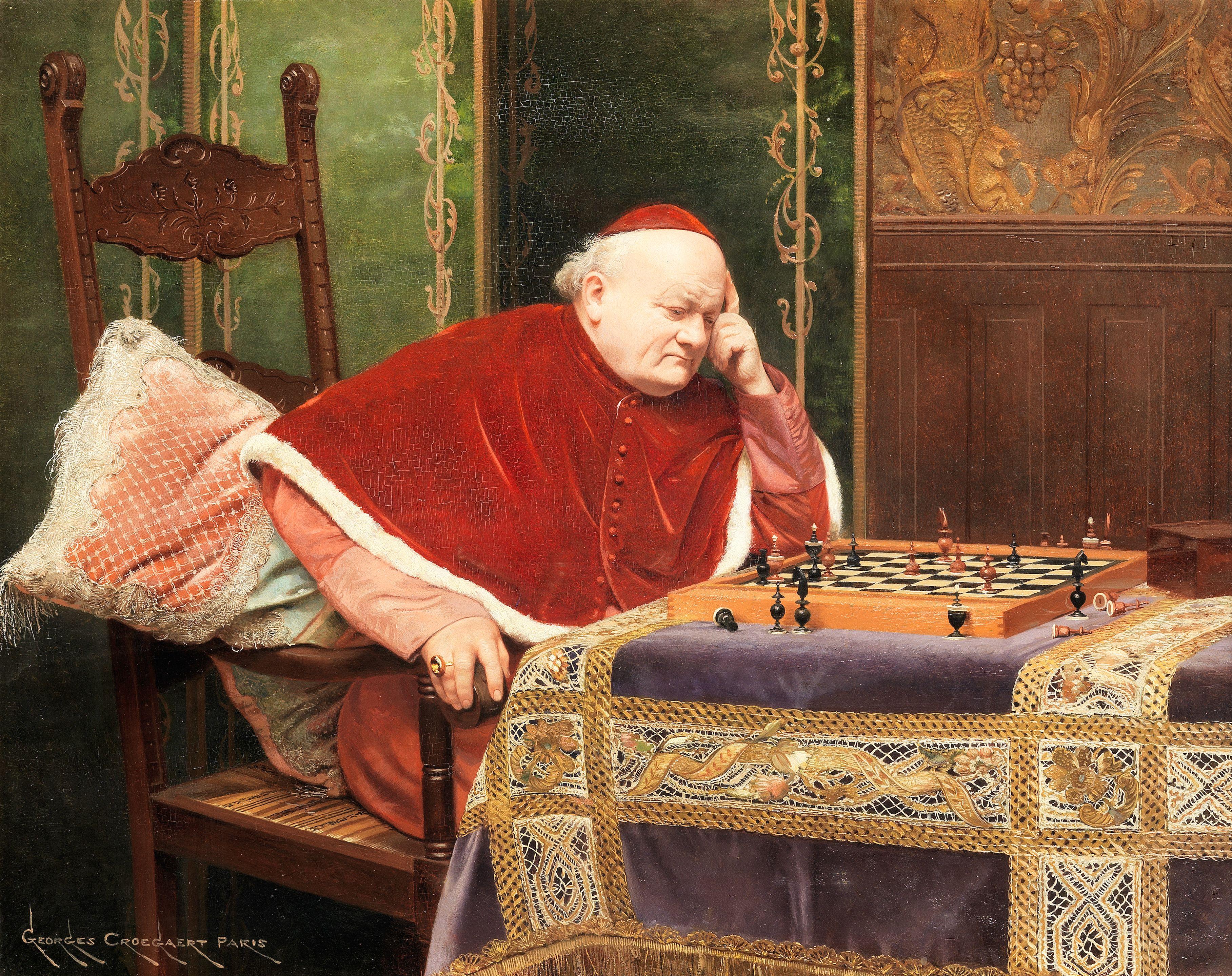 Georges Croegaert - The Chess Game