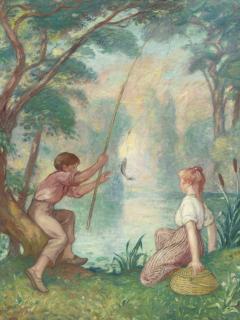 Georges D\' Espagnat - La Pêche À La Ligne