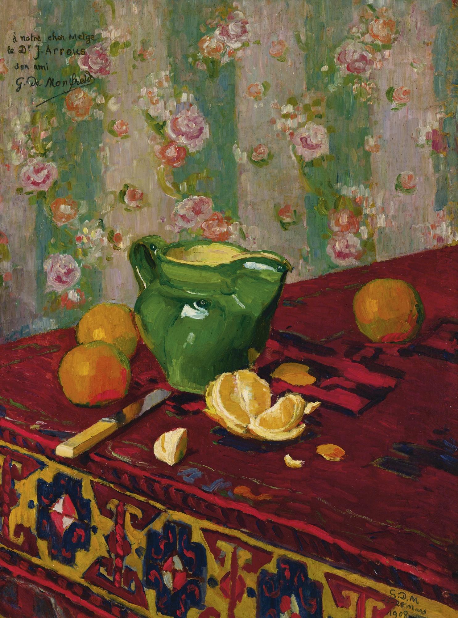 Georges Daniel De Monfreid - Nature Morte Aux Oranges